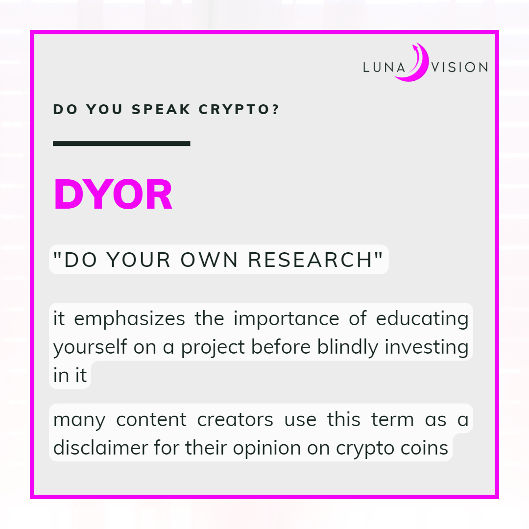 DYOR