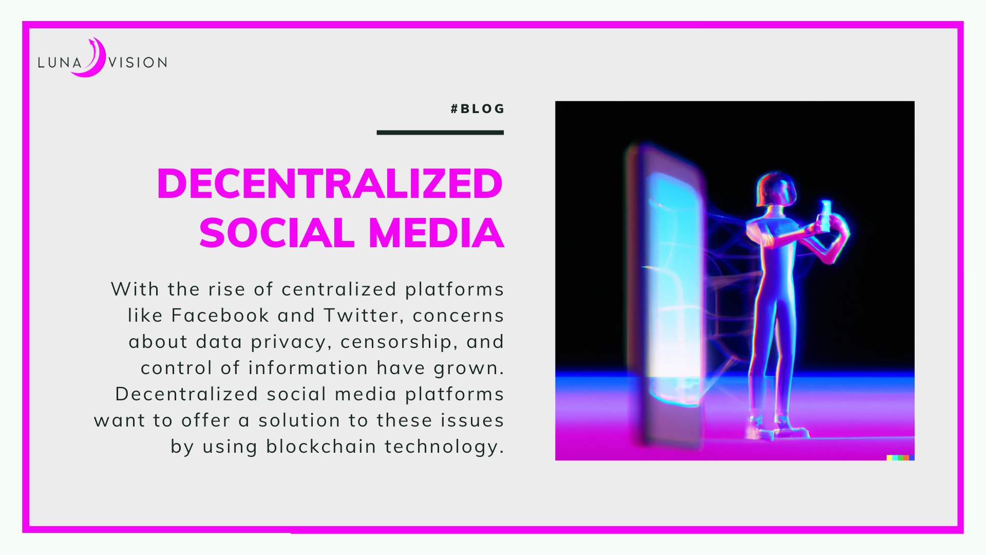 Decentralized social media 